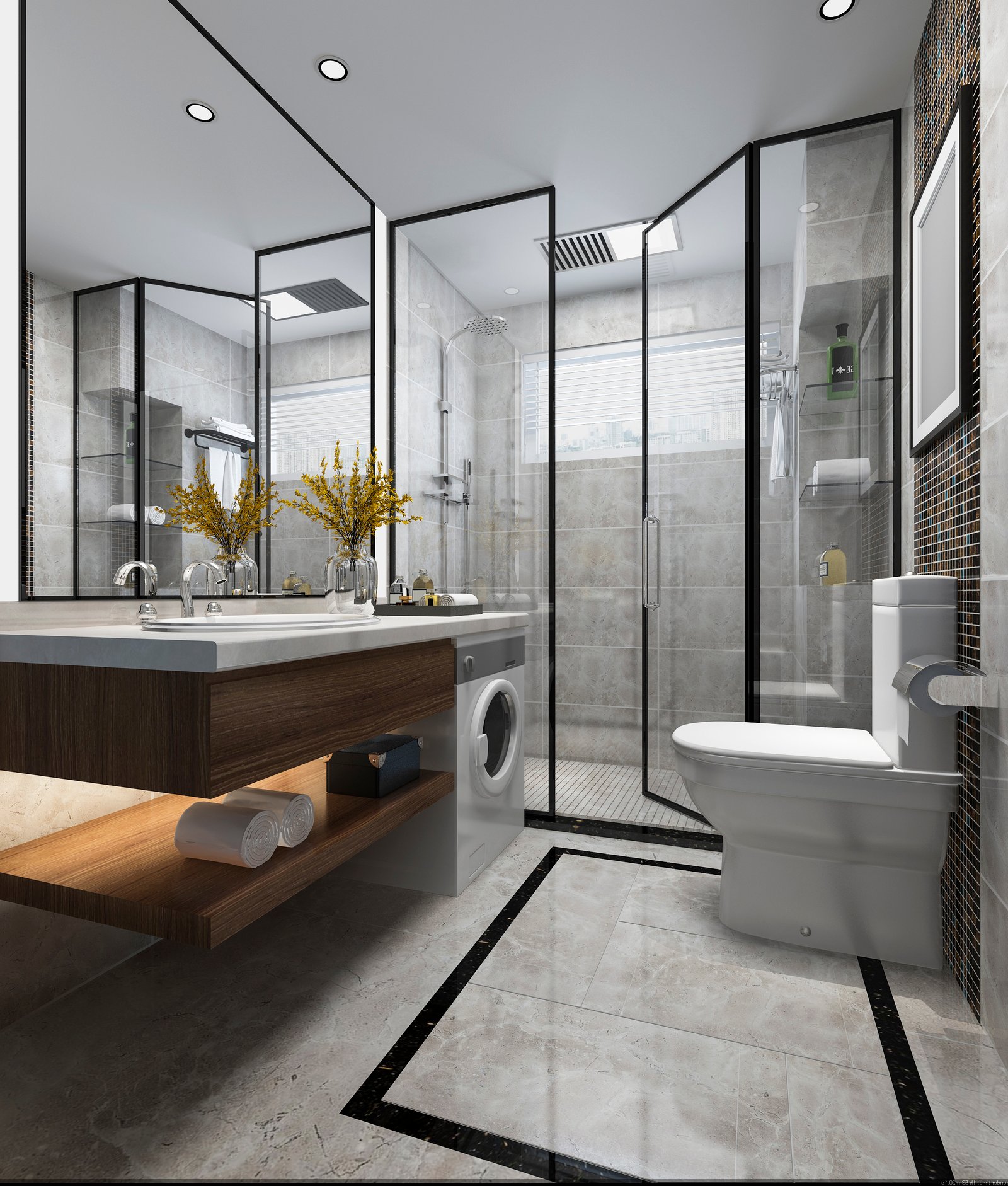 Milan fashion district luxury flagship boutique